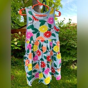 Hanna Andersson Citrus Play Dress with Pockets Size 4 (100 cm)